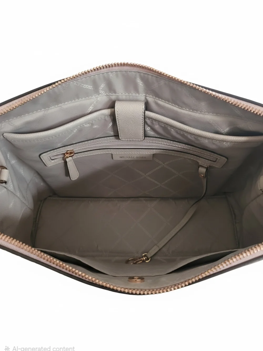 Michael Kors Taupe Saffiano Leather Tote Bag